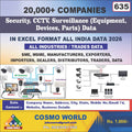 Security, CCTV, Surveillance (Equipment, Devices, Parts) Database by CosmoDatabase — B2B Contact List with Emails and Phone Numbers