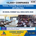 638. Tutions, Coaching (Centres & Institutes) (All India) Data