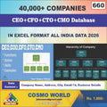 660. CEO, CFO, CTO, CMO DATA
