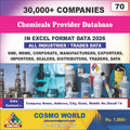 Chemicals Provider Database by CosmoDatabase — B2B Contact List with Emails and Phone Numbers