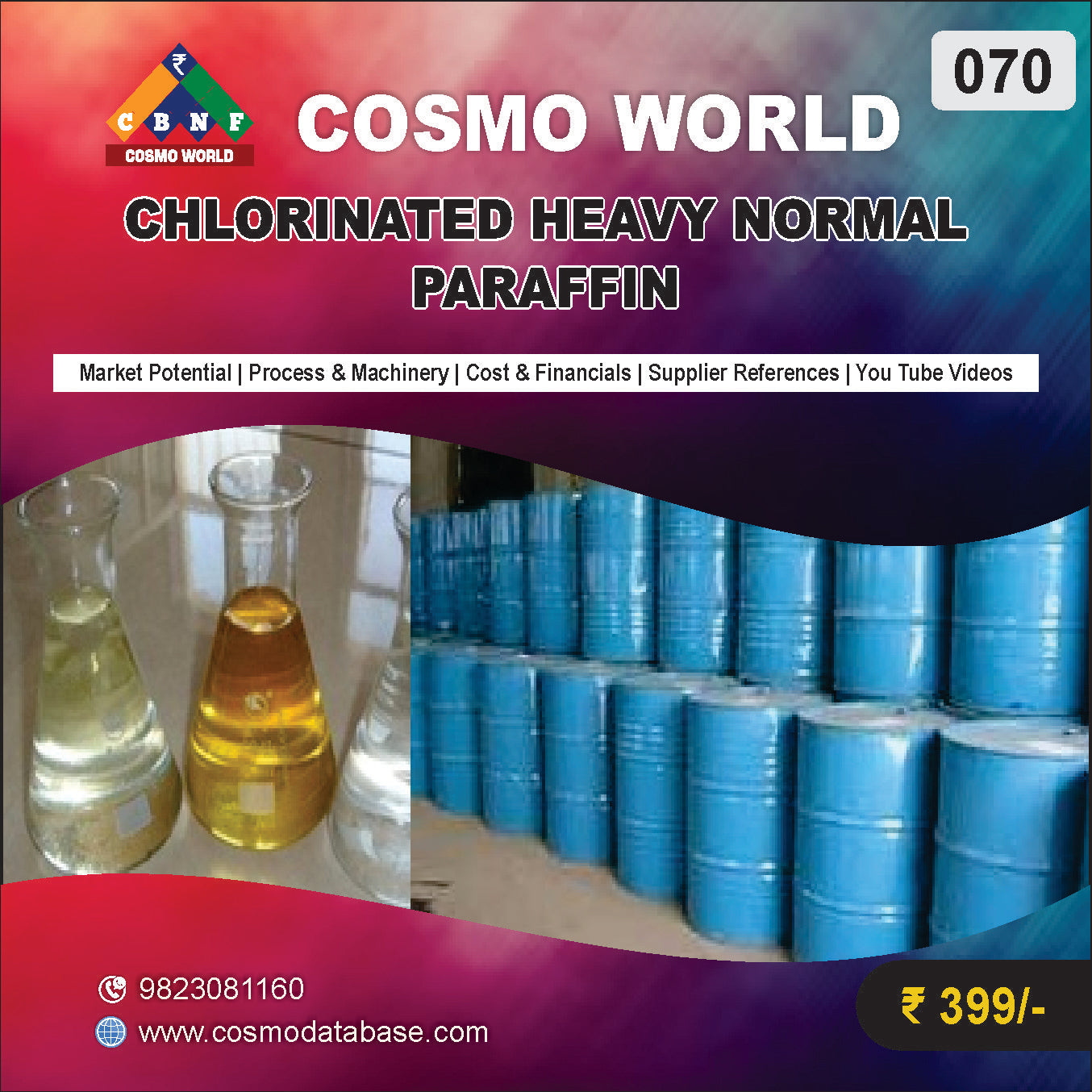 070 CHLORINATED HEAVY NORMAL PARAFFIN | Detailed DPR for Bank Loan, MSME & Business Setup