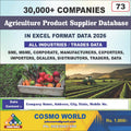 Agriculture Product Supplier Database by CosmoDatabase — B2B Contact List with Emails and Phone Numbers