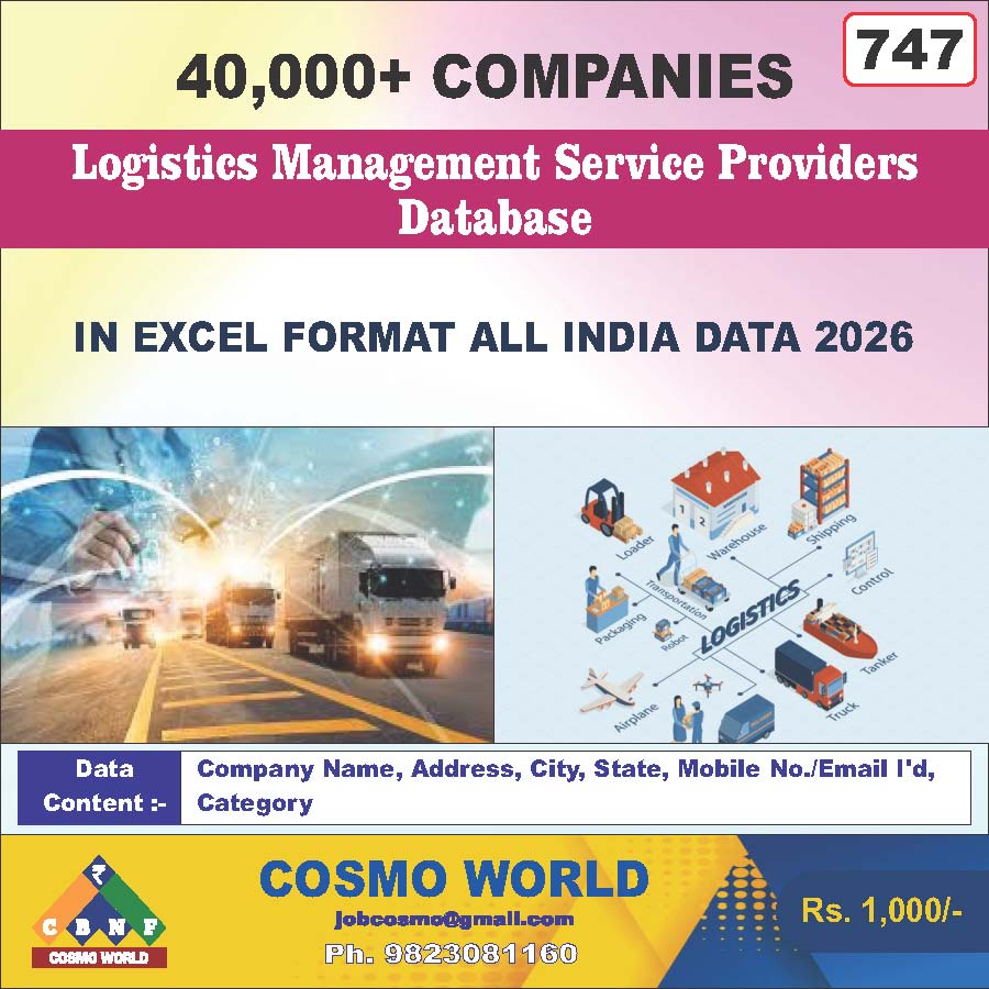 747. Logistics Management Service Providers  Database