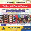 Textiles and Fabrics Database by CosmoDatabase — B2B Contact List with Emails and Phone Numbers