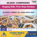 789. Shopping Malls, Firms Shops Data