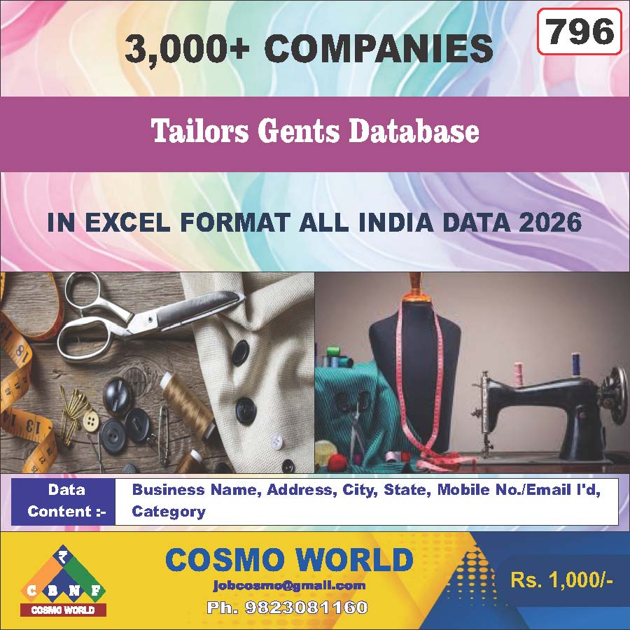 796. Tailors Gents Database