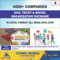8 NGO, Trust & Social Organization Database