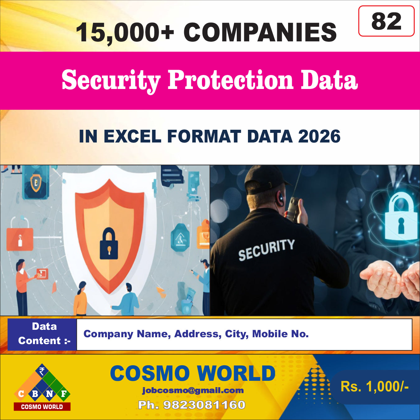 Security Protection Database by CosmoDatabase — B2B Contact List with Emails and Phone Numbers