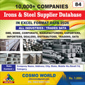 Irons & Steel Supplier Database by CosmoDatabase — B2B Contact List with Emails and Phone Numbers