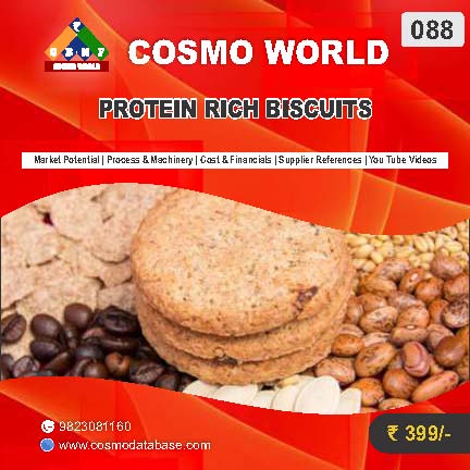 088 PROTEIN RICH BISCUITS | Detailed DPR for Bank Loan, MSME & Business Setup