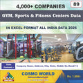 GYM, Sports & Fitness Centers Database by CosmoDatabase — B2B Contact List with Emails and Phone Numbers
